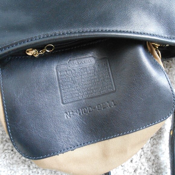 Vintage Coach Legacy Hobo Black Leather Small Shoulder Bag, Handbag. #9211, EUC - Picture 5 of 16